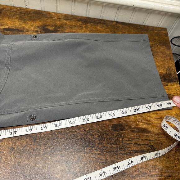 Kuhl Size 16 Short Convertible Hiking Pants Gray Outdoors Gorpcore Roll Up Leg - Picture 9 of 16